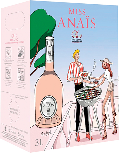 MISS ANAÏS IGP 
PAYS D'OC GRIS code EAN 3045710046204 