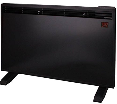 EWT Oxy 15 Convecteur à façade en Verre Noir