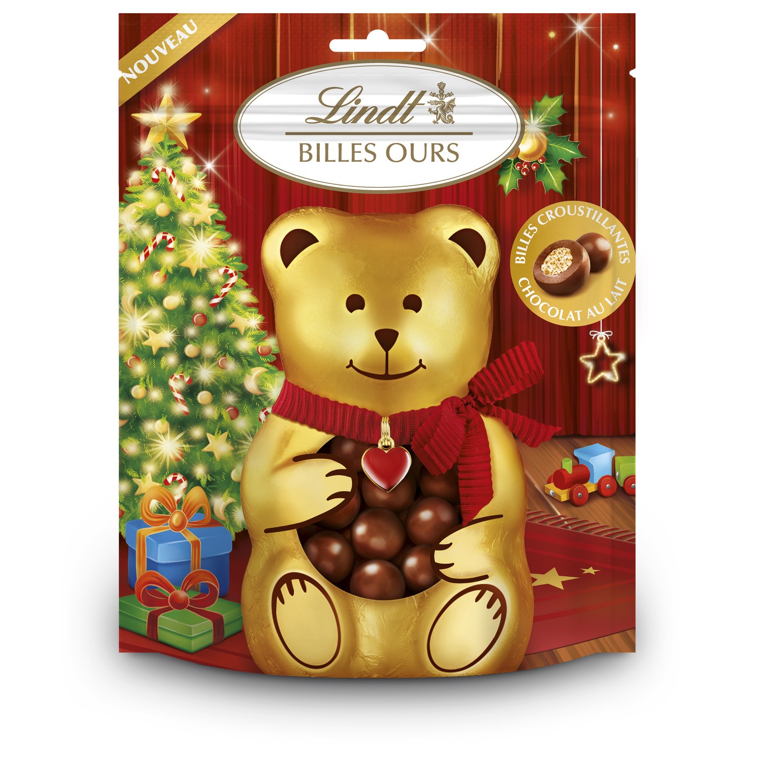 Bonbon chocolaté ours billes LINDT