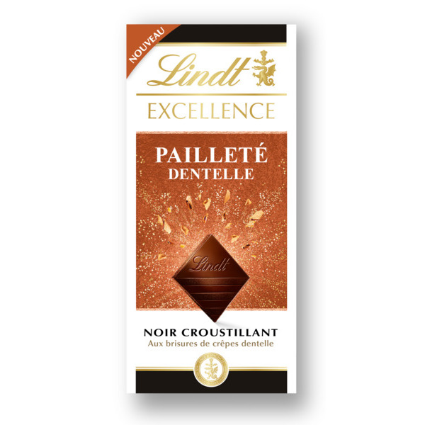 TABLETTES DE CHOCOLAT EXCELLENCE NOIR PAILLETÉ ...