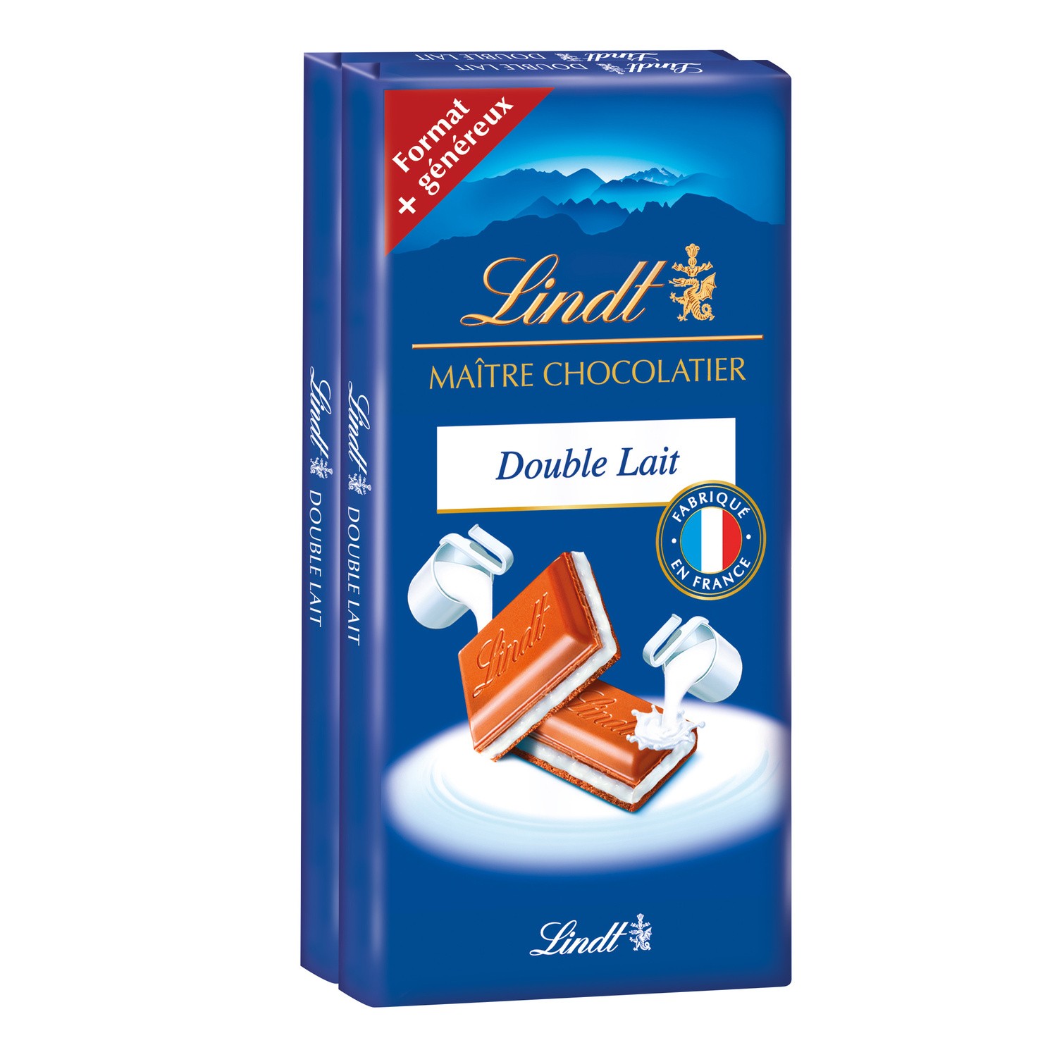 Chocolat Double Lait LINDT