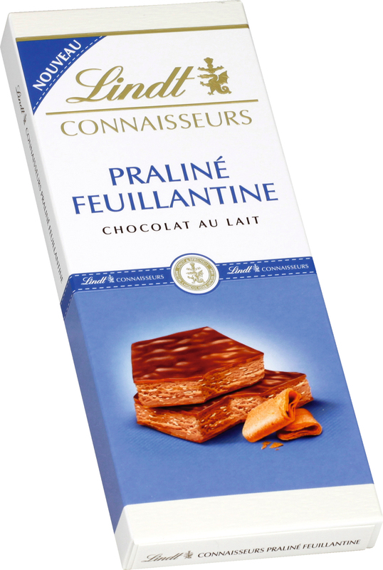 TABLETTE DE CHOCOLAT CONNAISSEURS LAIT PRALINÉ ...