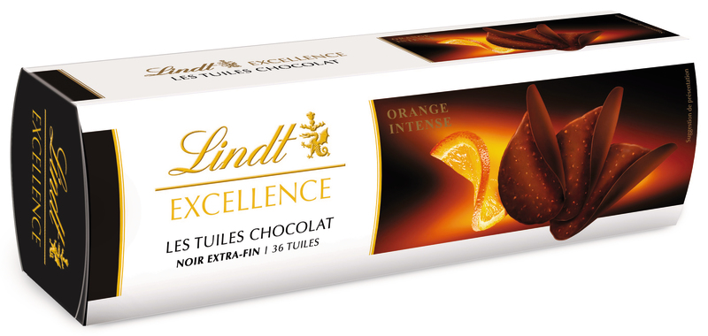 LES TUILES CHOCOLAT NOIR EXTRA-FIN ORANGE INTEN...