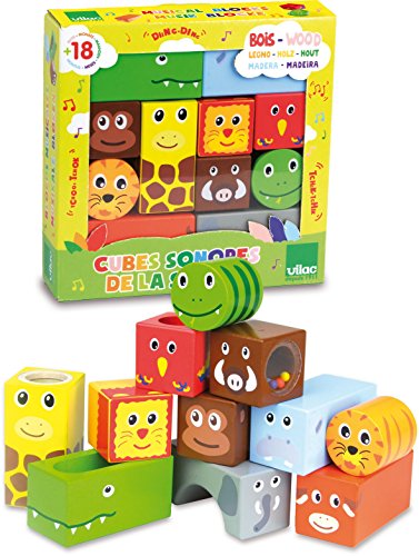 - 2101 - jouet de premier age - cubes sonores a...