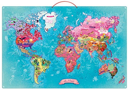 Vilac - 2723 - carte du monde poétique magnétique code EAN 3048700027238 