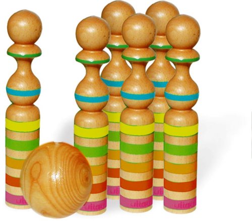 - 4037 - plein air - 6 quilles gã©antes rubannã...