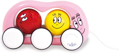 Vilac - 5866 - jouet de premier age - voiture boulier barbapapa code EAN 3048700058669 