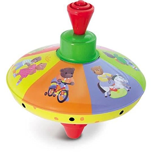 Toupie en métal Petit Ours Brun