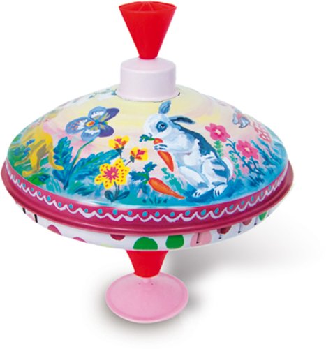 - 8631 - jouet de premier age - toupie métal bu...