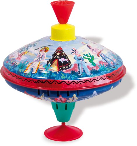 - 8632 - jouet de premier age - toupie métal in...