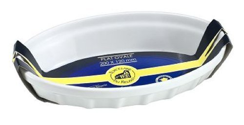 Porcelaine de Reussy 634015GL Plat Ovale Blanc ...