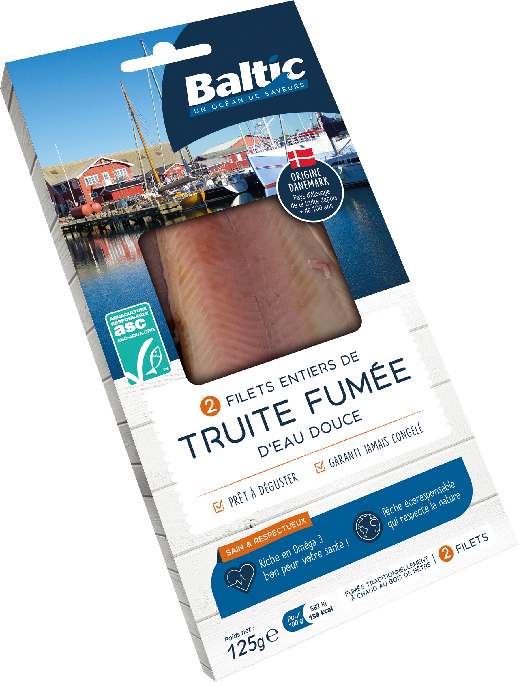 FILETS DE TRUITE ASC FUMÉE