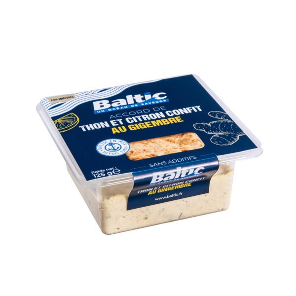 TARTINABLE THON ET CITRON CONFIT AU GINGEMBRE
