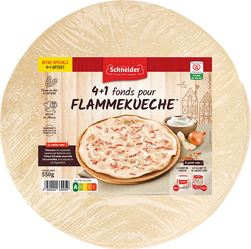 FONDS RONDS POUR TARTE FLAMBÉE