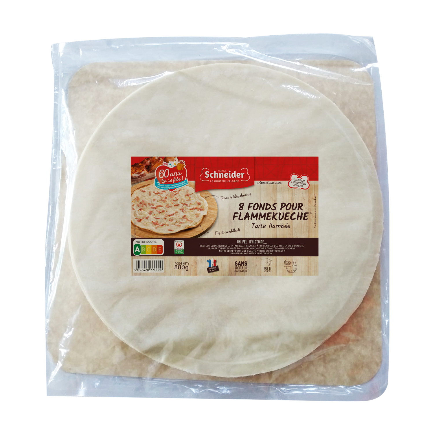 FONDS RONDS POUR FLAMMEKUECHE