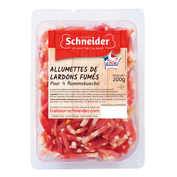 ALLUMETTES DE LARDONS FUMÉS 
