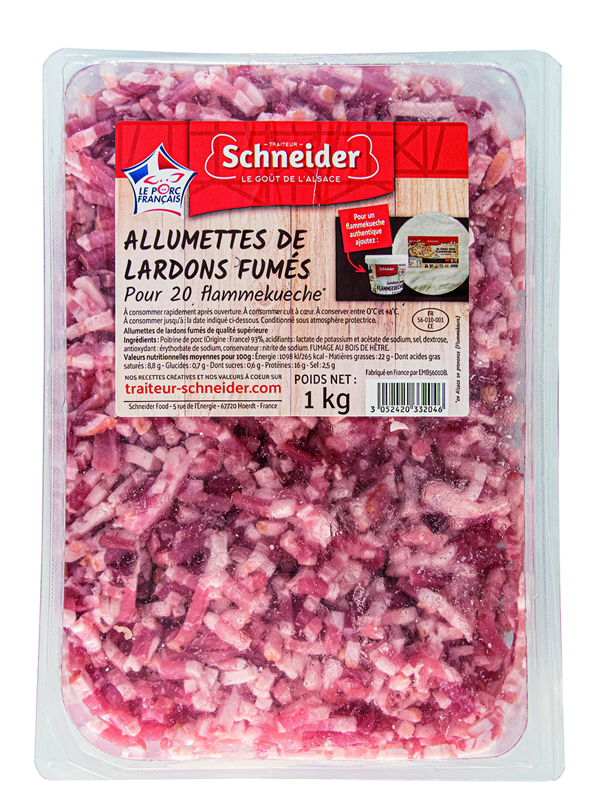 ALLUMETTES DE LARDONS FUMÉS