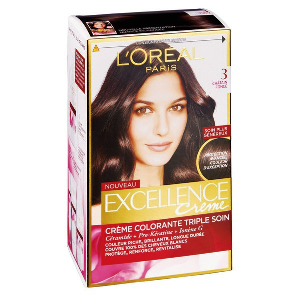 excellence COLORATION EXCELLENCE CRÈME L'ORÉAL PARIS code EAN 3054080002055 