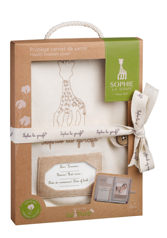 PROTÈGE CARNET DE SANTÉ SO PURE SOPHIE LA GIRAFE