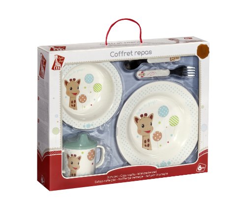 Coffret repas mélamine sophie la girafe - versi...