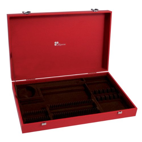 Guy Degrenne - 164461 - écrin rigide - cartonné - revêtu - pour couverts - rouge code EAN 3057191644619 