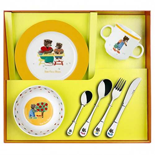 204821 coffret de assiette à dessert/coupelle/m...