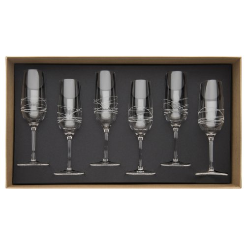 - 206394 - coffret de 6 - flutes à champagne 20 cl
