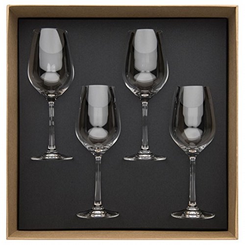 206397 coffret de 4 verres à vin rouge 37 cl