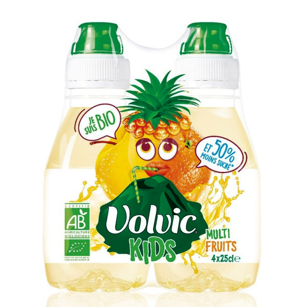 EAU MINÉRALE AROMATISÉE JUICY VOLVIC KIDS BIO