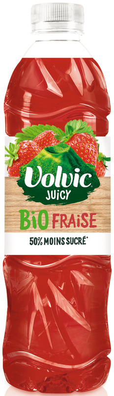 EAU MINÉRALE NATURELLE AU JUS DE FRAISE BIO VOL...