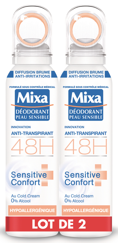 MIXA DEODORANT PEAUX SENSIBLES ATOMISATEUR HYPO...