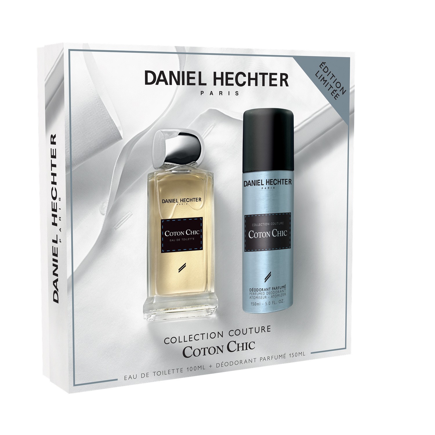  Eau de toilette et déodorant parfumé ecrin collection couture coton chic DANIEL HECHTER DANIEL HECHTER  3058325923303