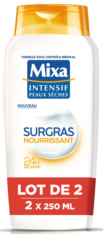 DOUCHE PEAUX SÈCHES SURGRAS NOURRISSANT MIXA
