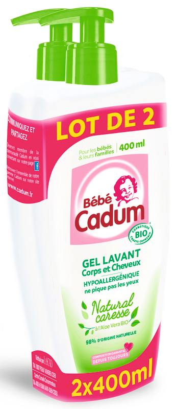GEL BIO NATURAL  CARESSE CADUM