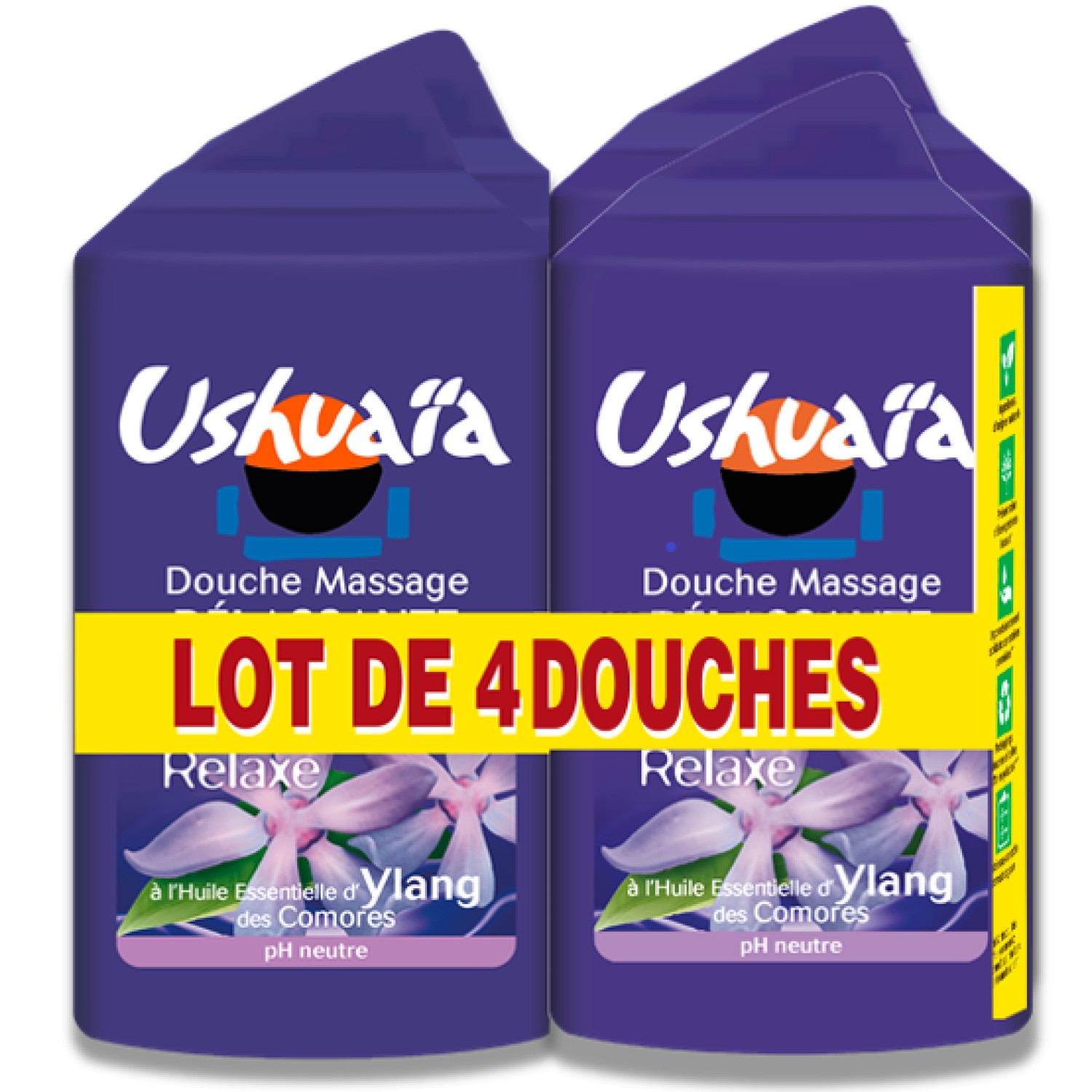 Gel douche à l'huile essentielle d'ylang des Co...