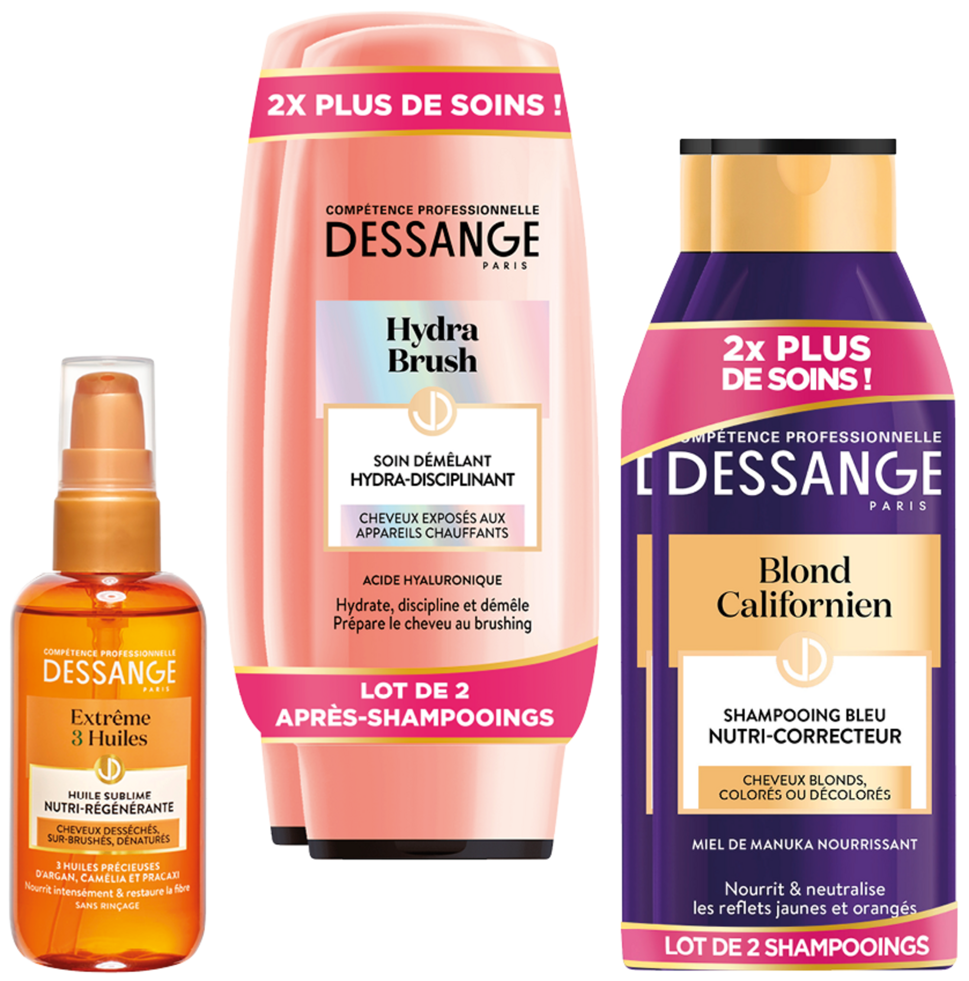 DESSANGE SUR LES PRODUITS PRÉSENTS EN MAGASIN DE LA GAMME  "DESSANGE" code EAN 3058326050497 