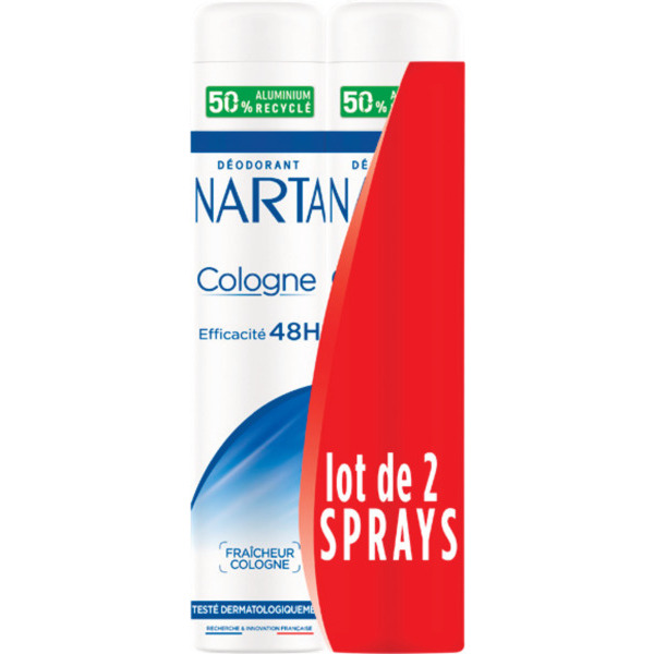 DÉODORANT FEMME SPRAY FRAICHEUR COLOGNE
NARTA