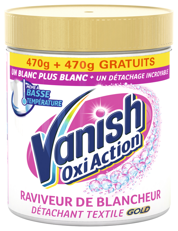DÉTACHANT OXI ACTION GOLD BLANC VANISH
