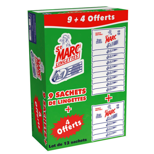 Lingettes multi usages 