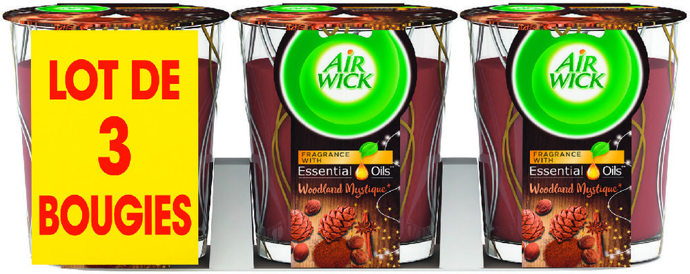 BOUGIES(1)(2) “AIRWICK ESSENTIAL OILS” 3059943026490 (3059943026490)