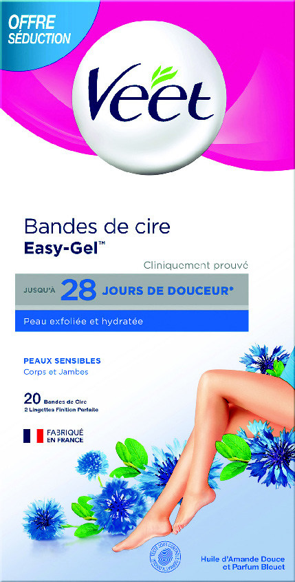 BANDES DE CIRES EASY-GEL “VEET”