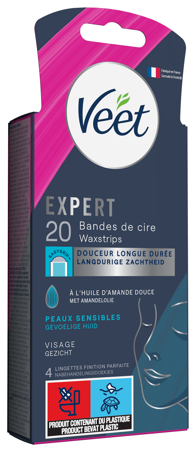  BANDES DE CIRE PEAUX SENSIBLES VEET EXPERT code EAN 3059944151443 