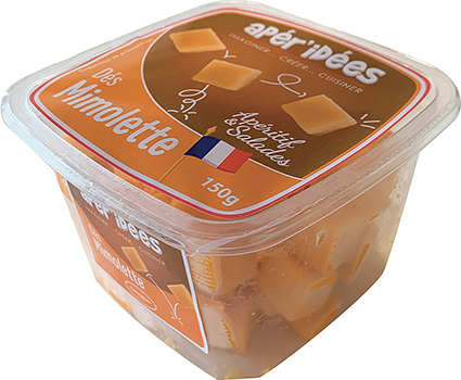 DÉS DE MIMOLETTE 
25% MAT.GR.