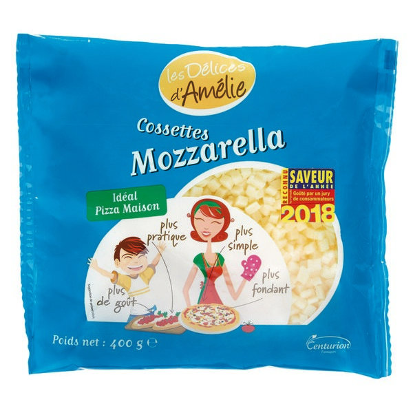 centurion COSSETTES DE MOZZARELLA LES DÉLICES D'AMÉLIE code EAN 3060921461653 