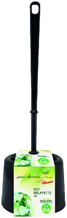 POT AVEC  BALAYETTE WC 