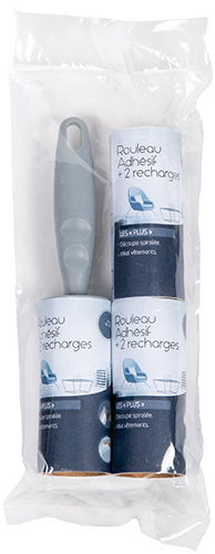  ROULEAU ADHÉSIF + 2 RECHARGES code EAN 3061050501104 