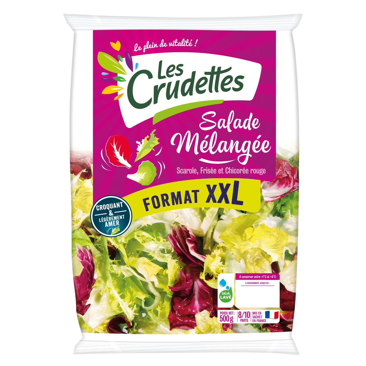 LES CRUDETTES Salade mélangée LES CRUDETTES code EAN 3061430006724 