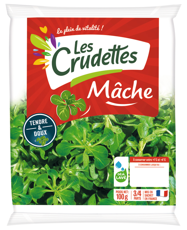 les crudettes MÂCHE les crudettes code EAN 3061430008070 