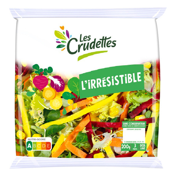  Salade L'irrésistible Les Crudettes code EAN 3061430008254 