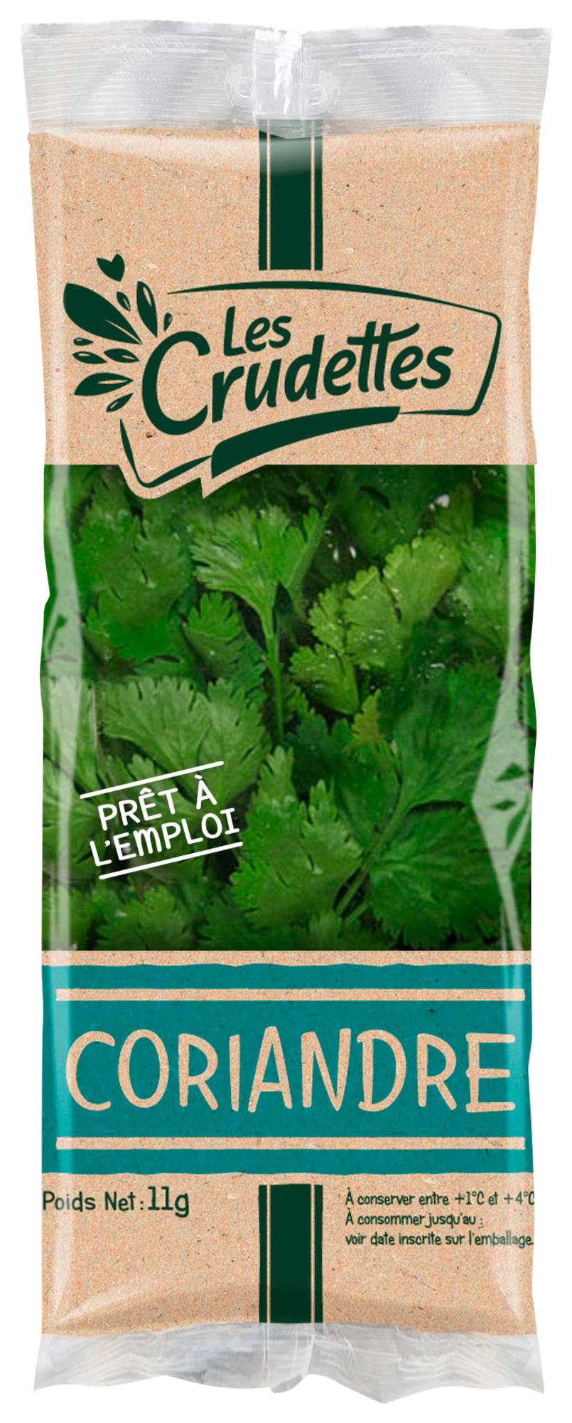 LES CRUDETTES Coriandre code EAN 3061430009008 
